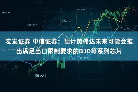 宏发证券 中信证券：预计英伟达未来可能会推出满足出口限制要求的B30等系列芯片
